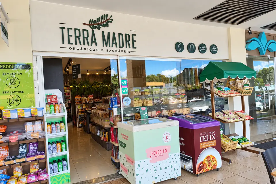 Frente da Loja 1 da Terra Madre na CLSW 301, Sudoeste